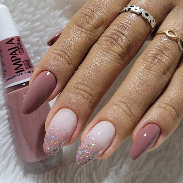 Rock Sugar Grapes  Fake Nails - 24Pcs
