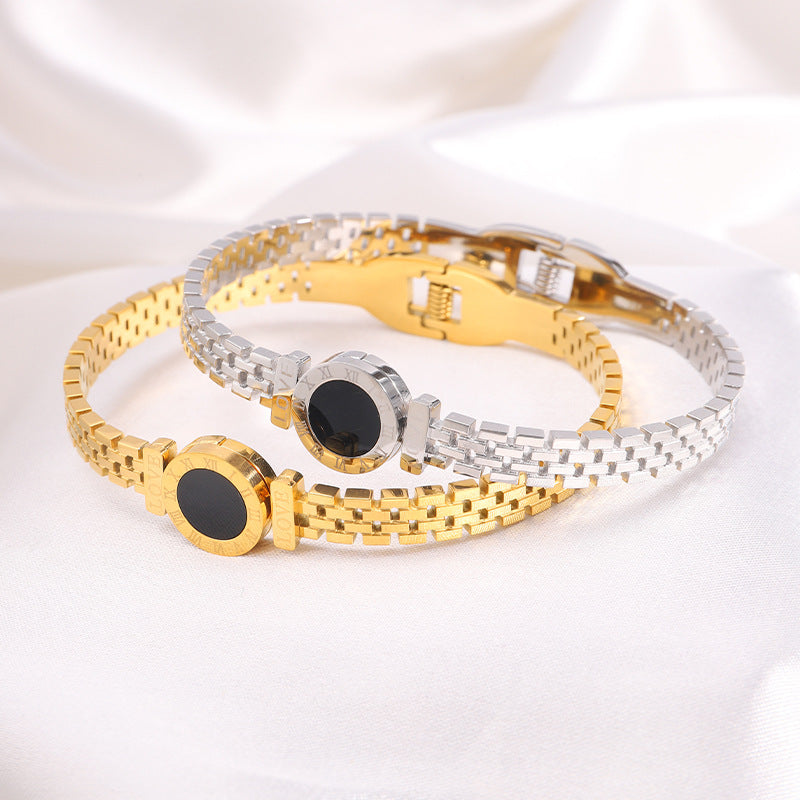 Roman Love Stainless Steel Bracelet  | Zi Collection Hub