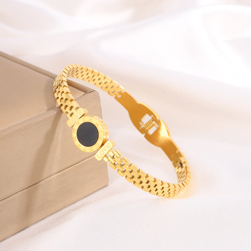 Roman Love Stainless Steel Bracelet  | Zi Collection Hub