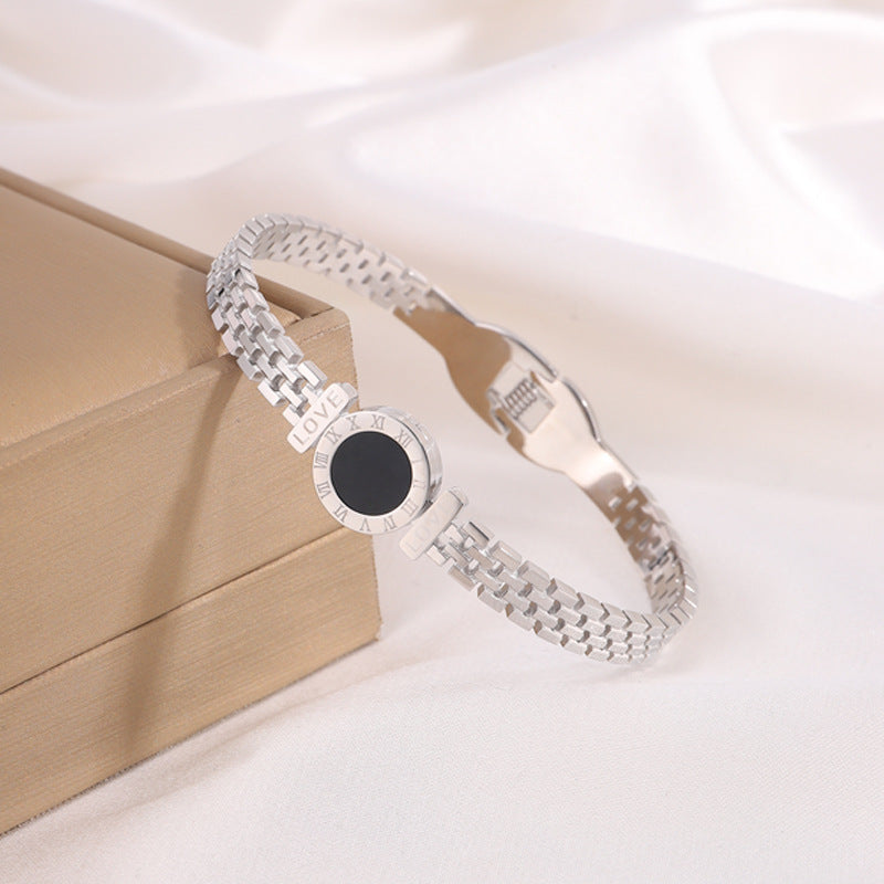 Roman Love Stainless Steel Bracelet  | Zi Collection Hub