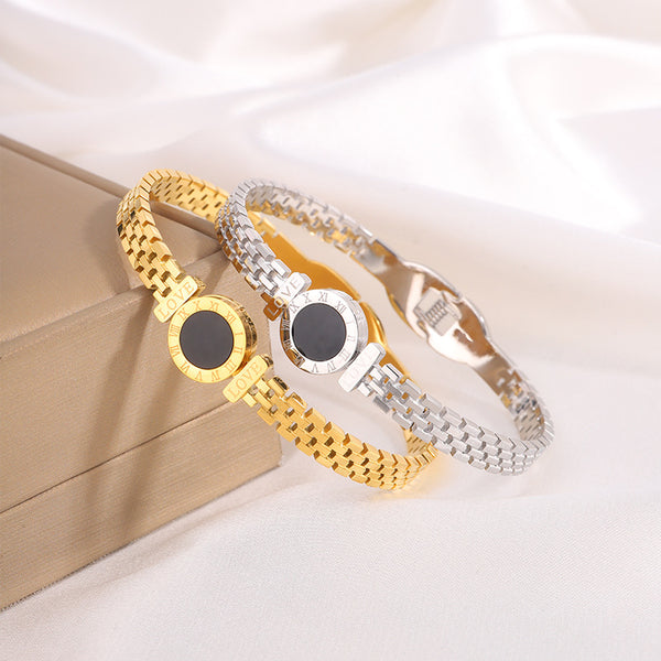 Roman Love Stainless Steel Bracelet  | Zi Collection Hub