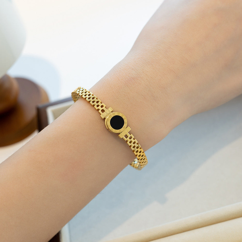 Roman Love Stainless Steel Bracelet  | Zi Collection Hub