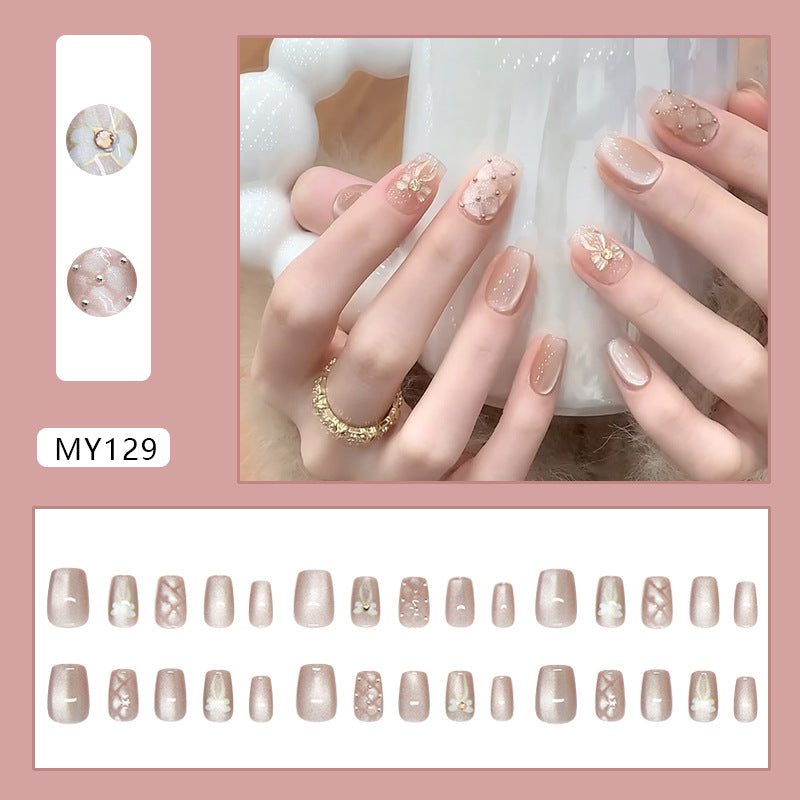 Runaway Princess Fake Nails - 24Pcs