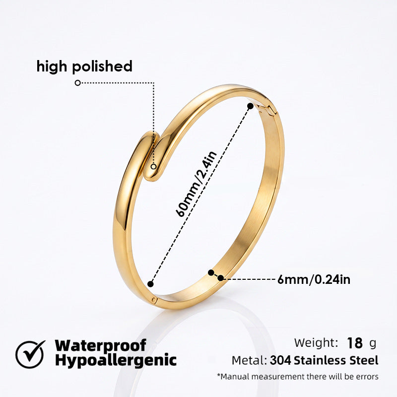 SBRAL28 - Oval interlaced Small Bracelet