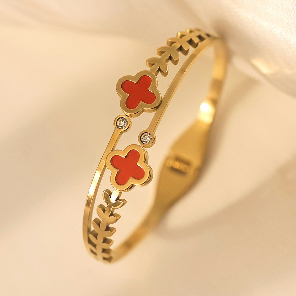 SBRAL33 - Four Leaf Clover Bracelet