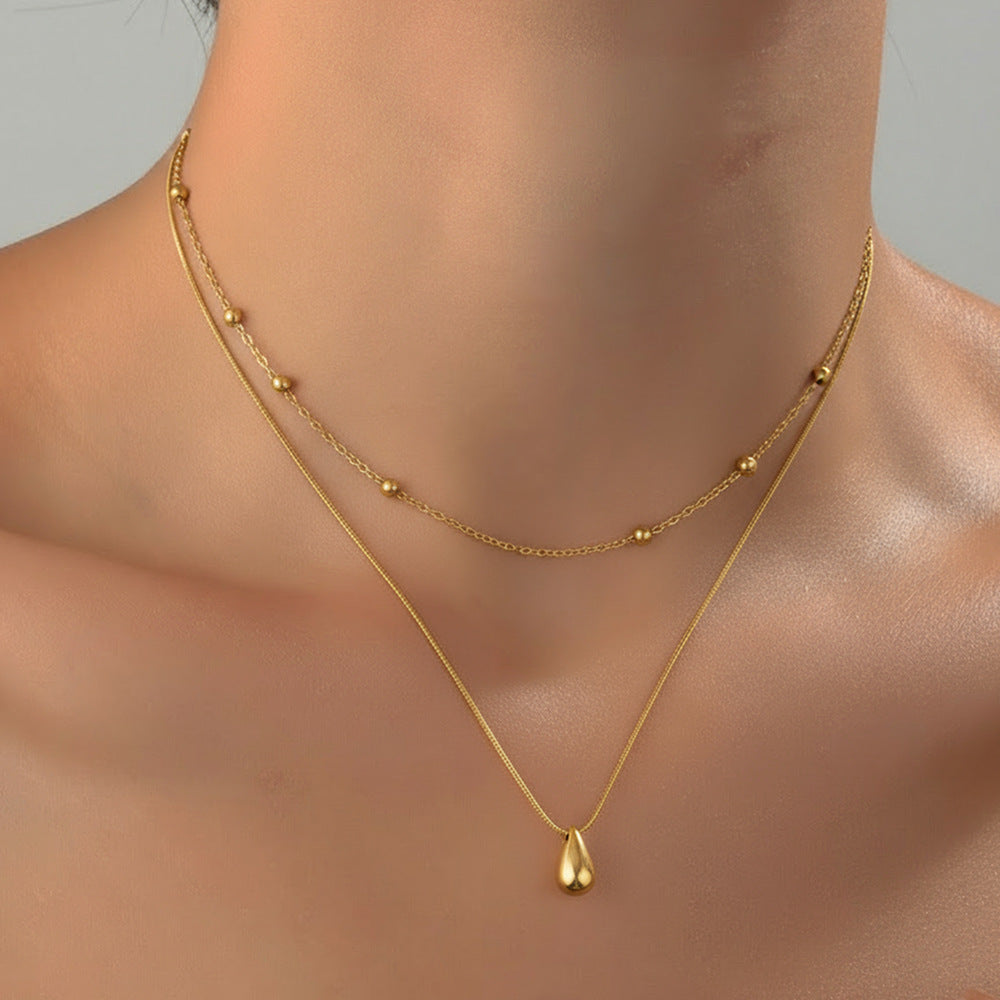 SNKL20 -  Creative Double-Layer Necklace