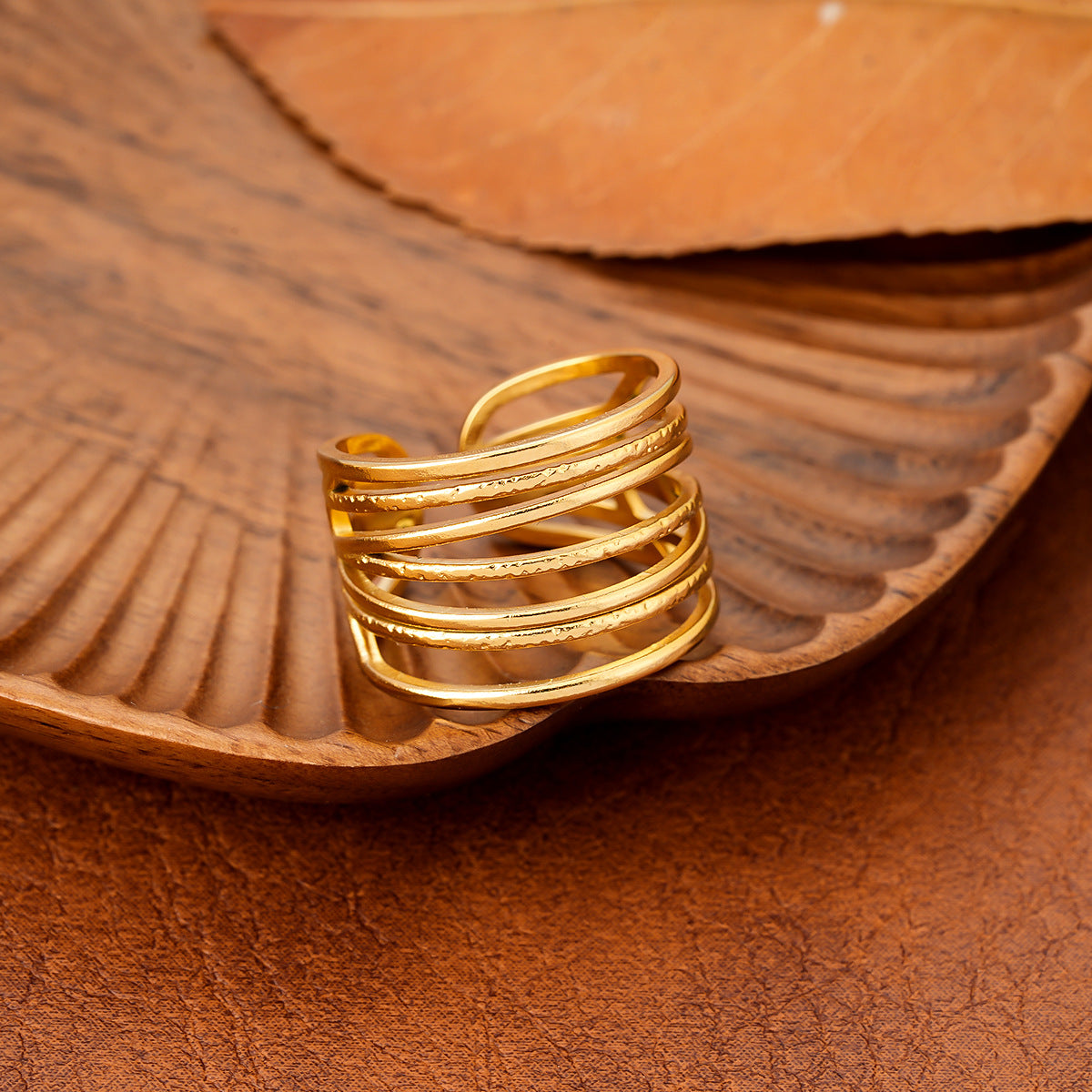 SRNG 84 - Crisscross Line Style Ring