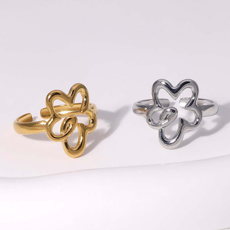 SRNG 85 - Minimalist Floral Ring