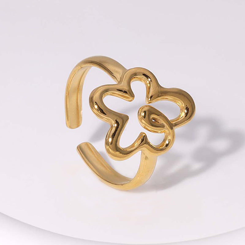 SRNG 85 - Minimalist Floral Ring