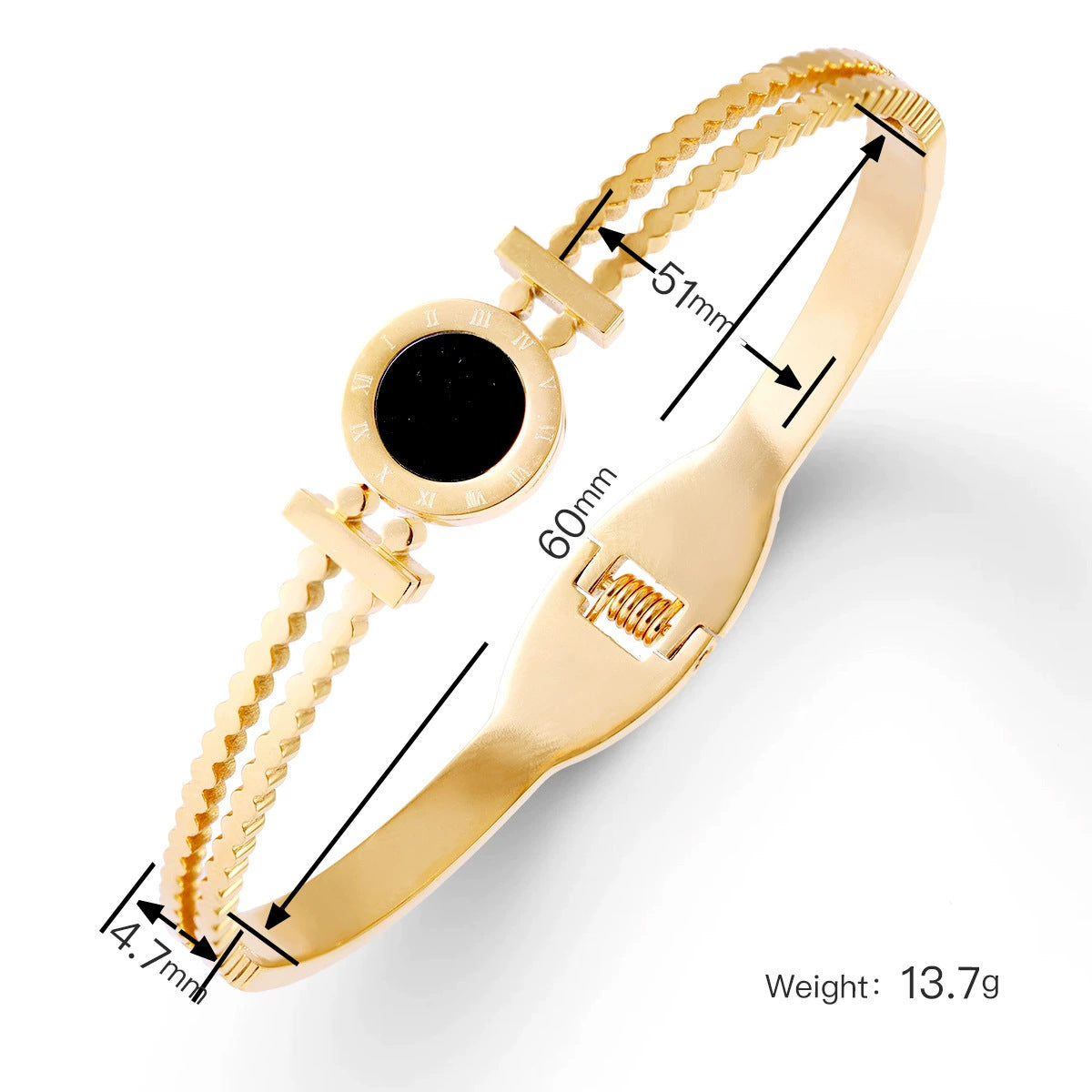 Snake Spring Stainless Steel Bracelet  | Zi Collection Hub