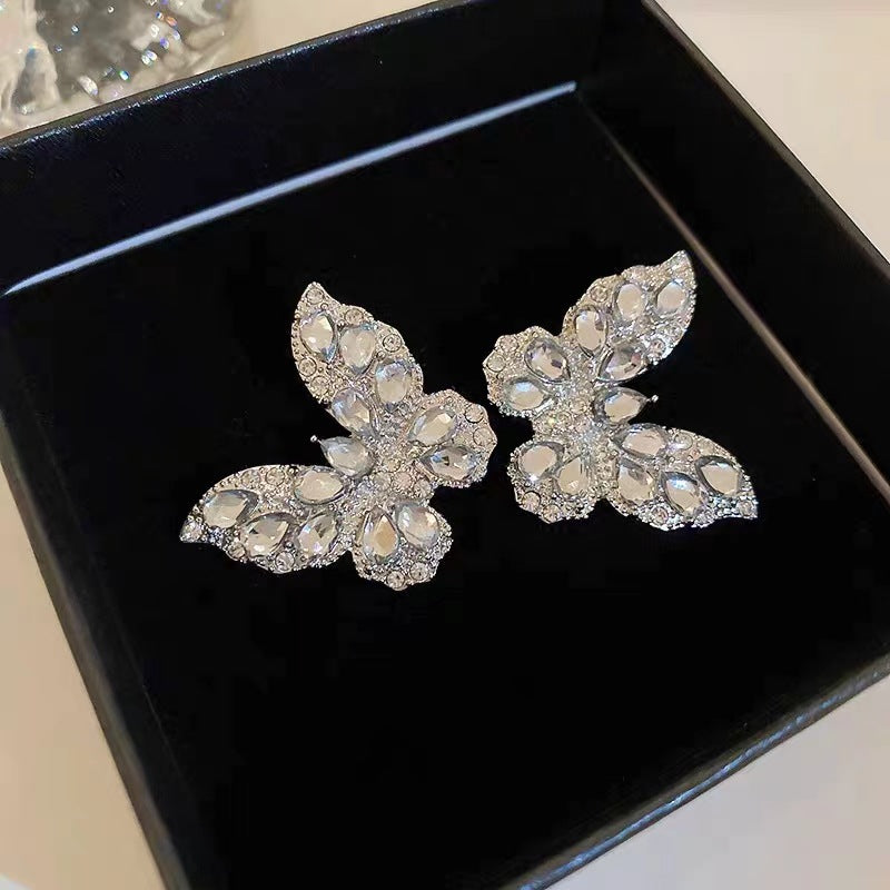 ER513 - Sparkling Butterfly Earrings
