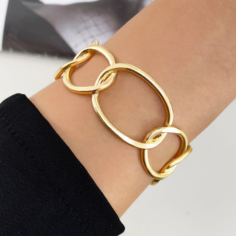 Splicing Opening Adjustable Bracelet