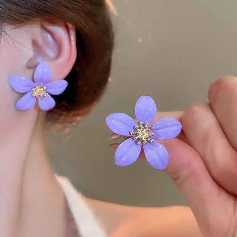 Spring & Summer Small Fresh Flower Earrings