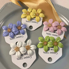 Spring & Summer Small Fresh Flower Earrings