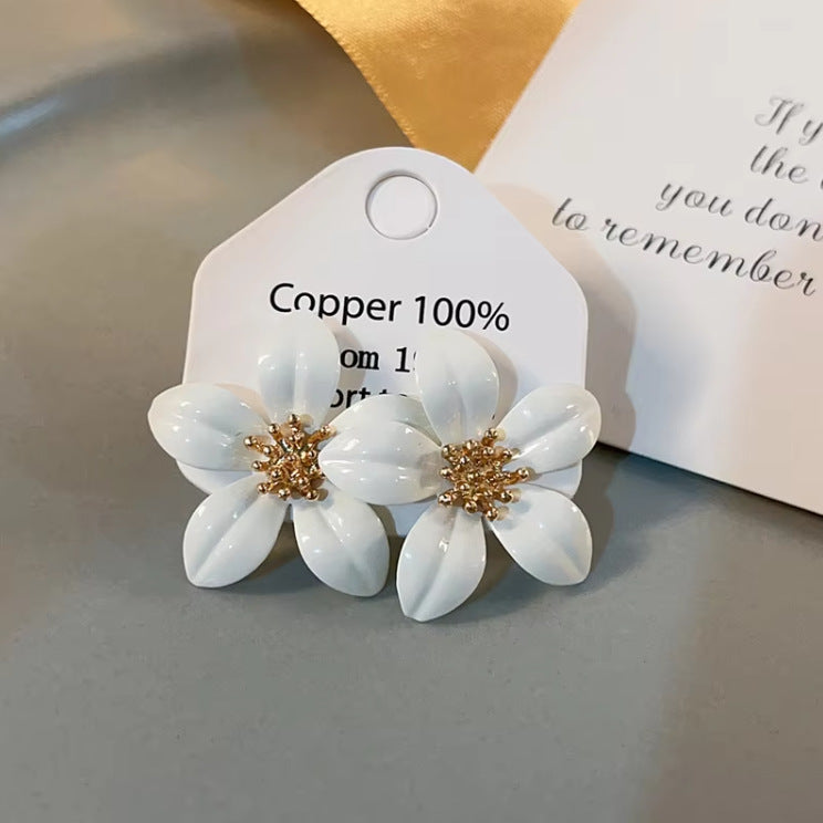 Spring & Summer Small Fresh Flower Earrings