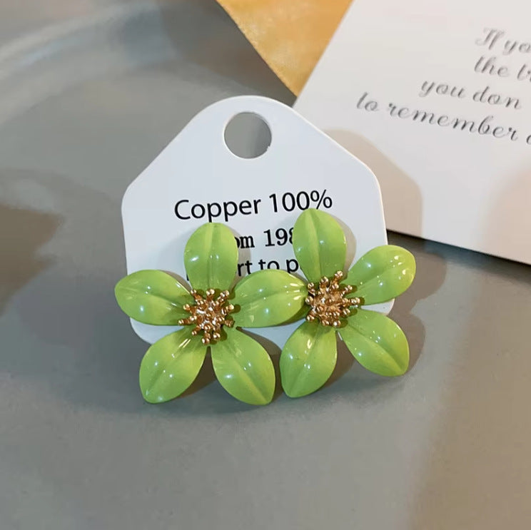 Spring & Summer Small Fresh Flower Earrings