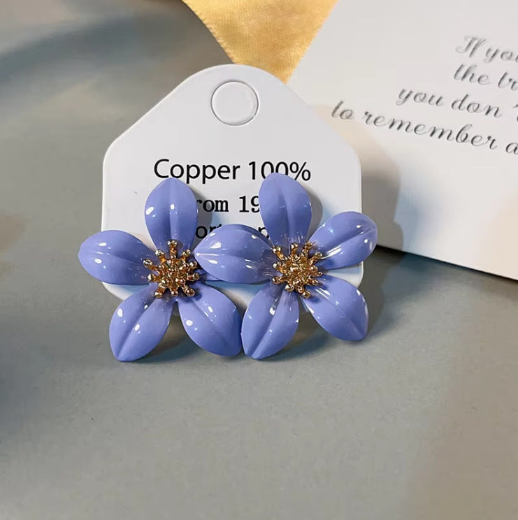 Spring & Summer Small Fresh Flower Earrings