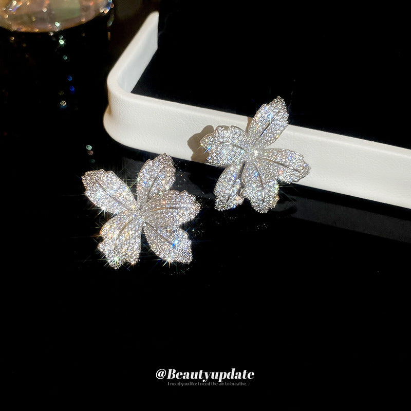 ZER39 - Super Shiny Flower Earrings