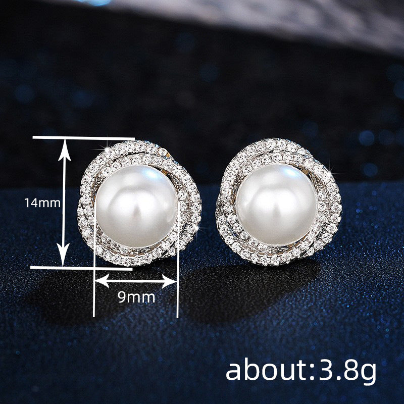 ZER09 - Tears Imitation Pearl Earrings
