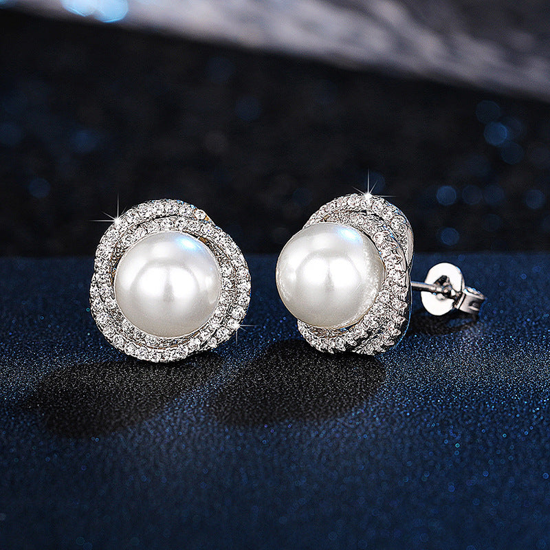 ZER09 - Tears Imitation Pearl Earrings