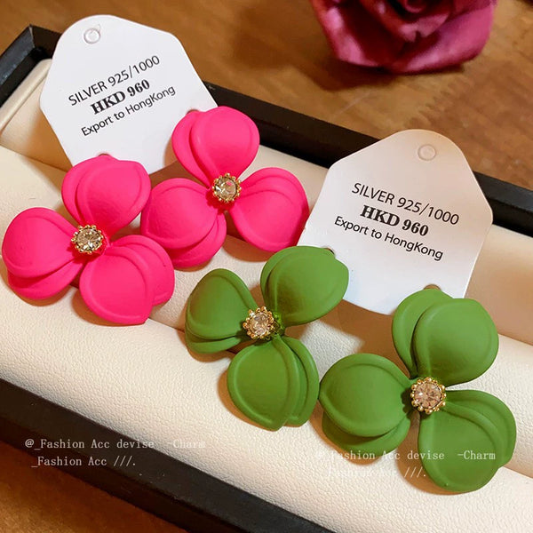 Vibrant Bloom Statement Earrings