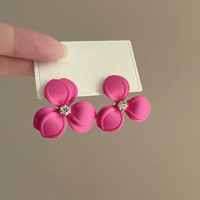 Vibrant Bloom Statement Earrings