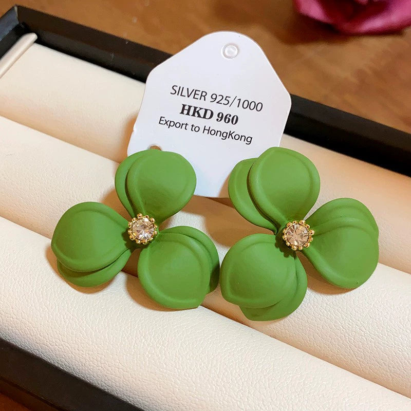 Vibrant Bloom Statement Earrings
