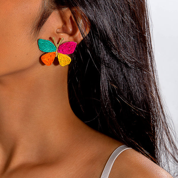 🦋 Whimsical Butterfly Pop Earrings
