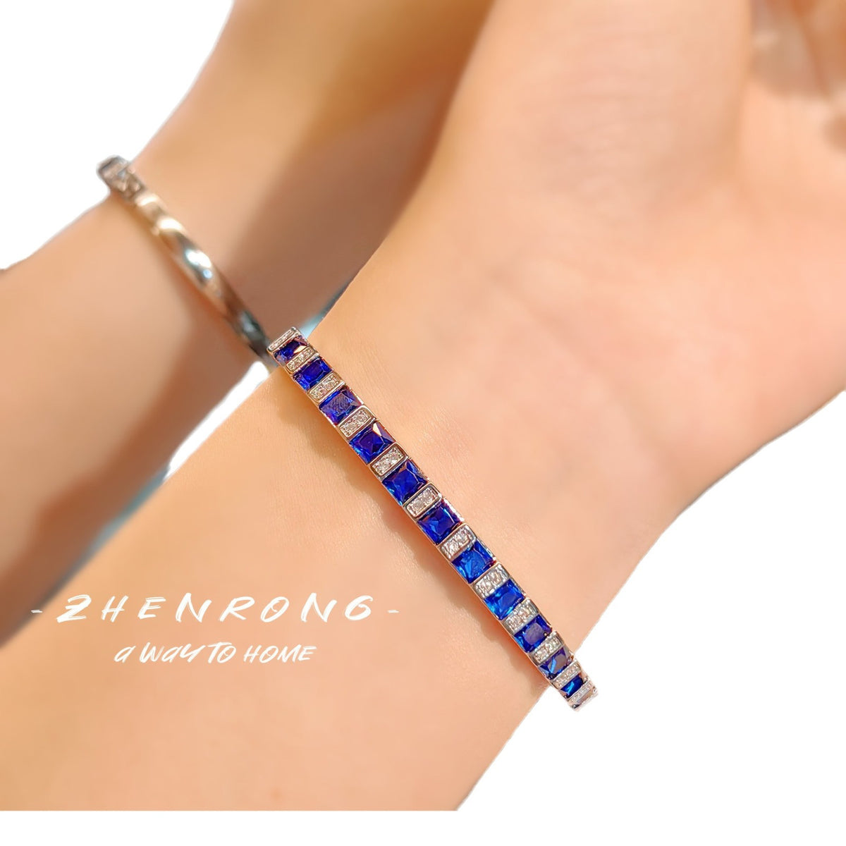 ZBRAL03 - Royal Blue & Red Sapphire Bracelet