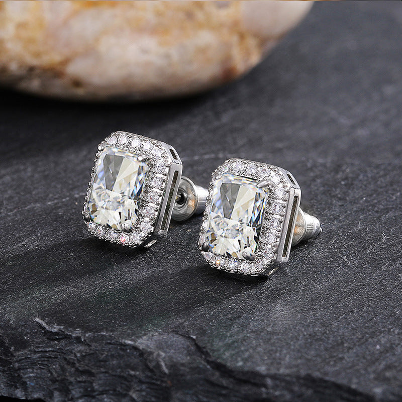 ZER41 - Exquisite Square Stud Earrings