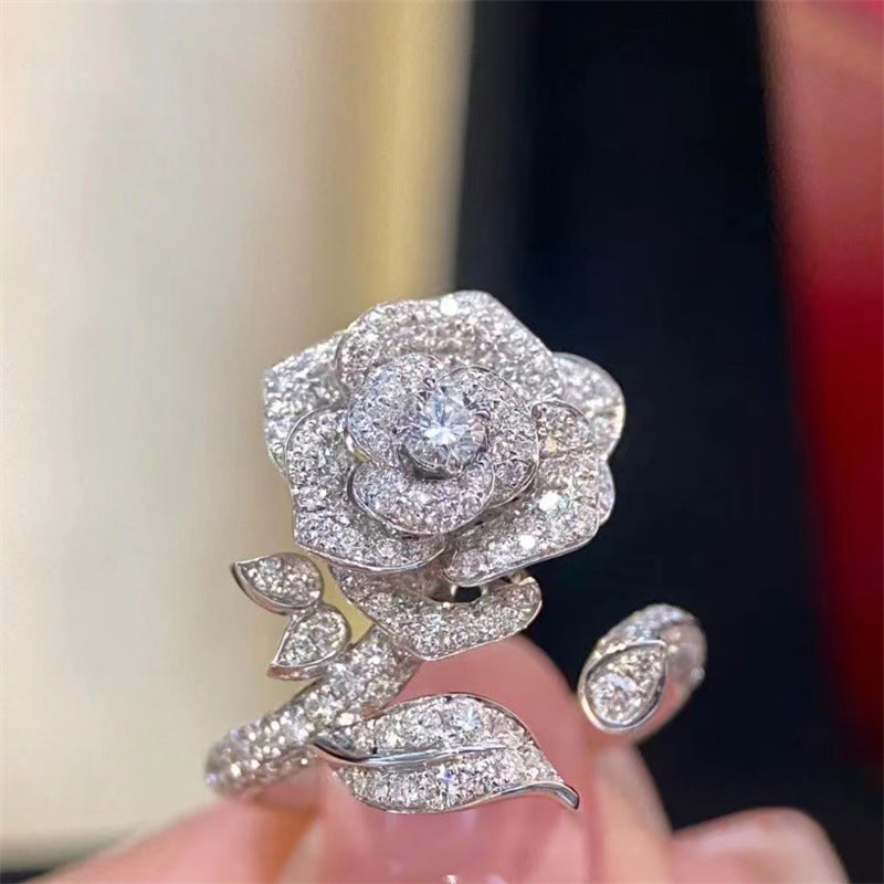 ZRNG 105 - Luxury Rose Ring - Adjustable