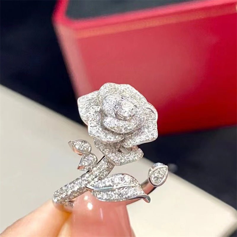 ZRNG 105 - Luxury Rose Ring - Adjustable