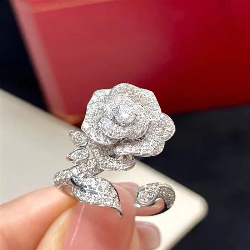 ZRNG 105 - Luxury Rose Ring - Adjustable