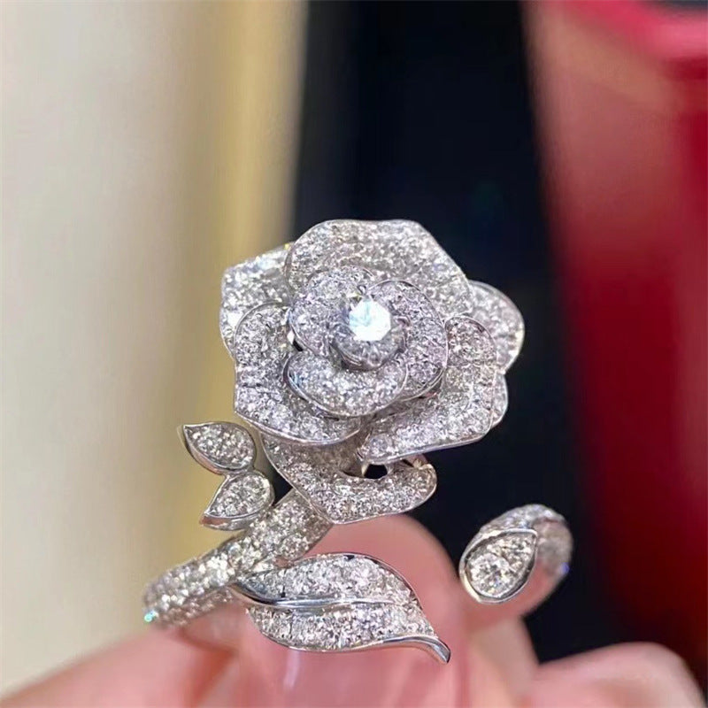 ZRNG 105 - Luxury Rose Ring - Adjustable