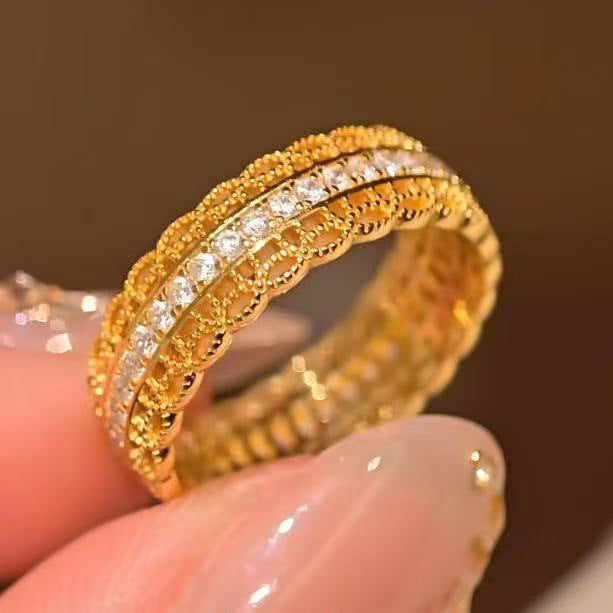 ZRNG 111 -Silk Wealth and Coins Ring - Adjustable