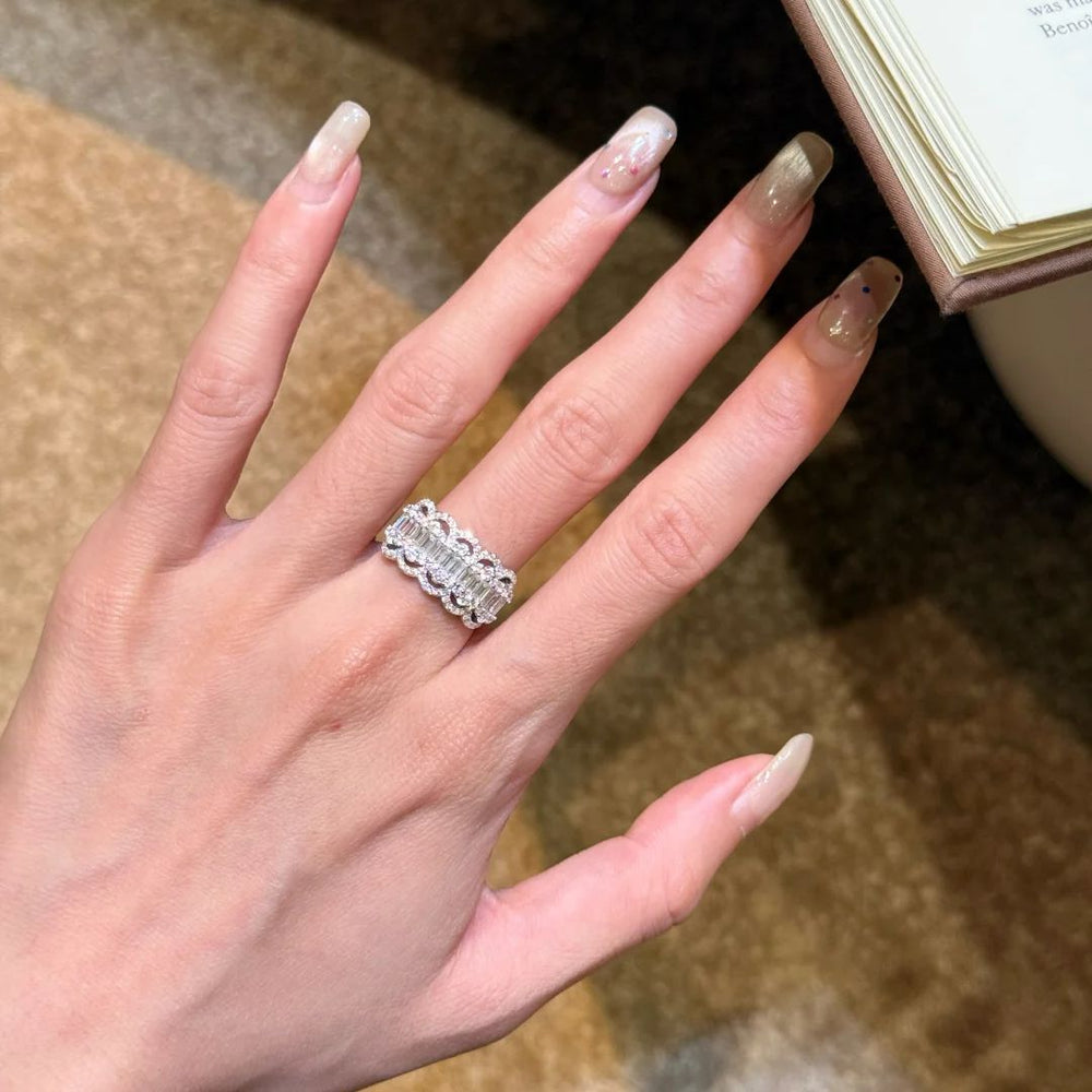 ZRNG 114 -  Romantic Lace Ring - Adjustable