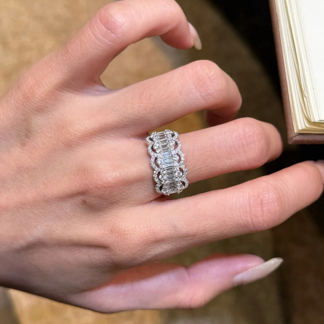 ZRNG 114 -  Romantic Lace Ring - Adjustable