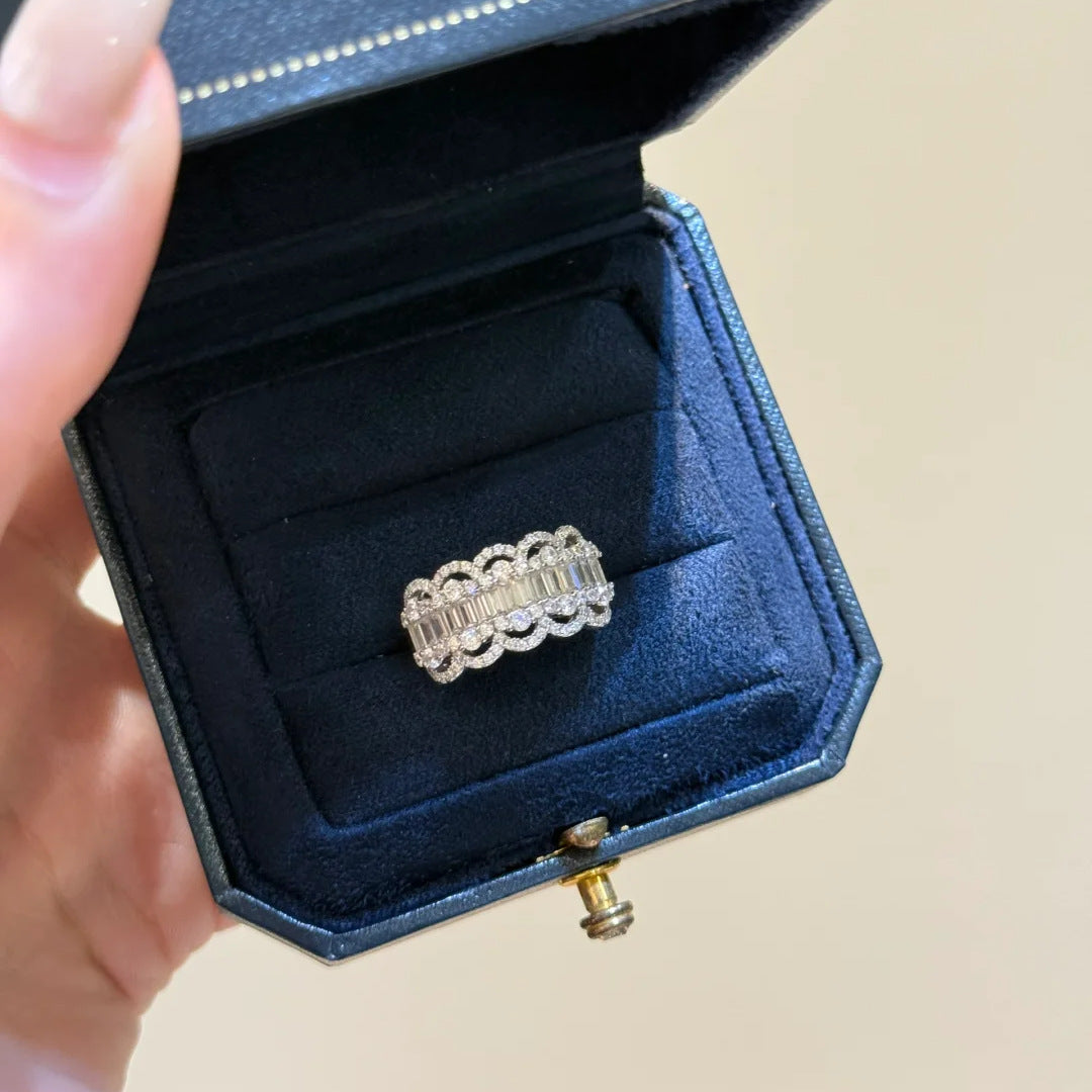 ZRNG 114 -  Romantic Lace Ring - Adjustable