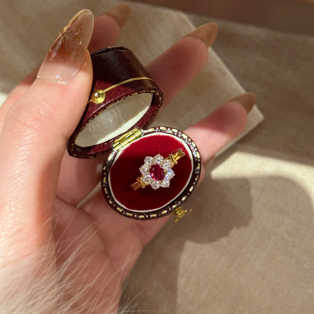 ZRNG 120 - Red Sapphire Ring [Adjustable opening]