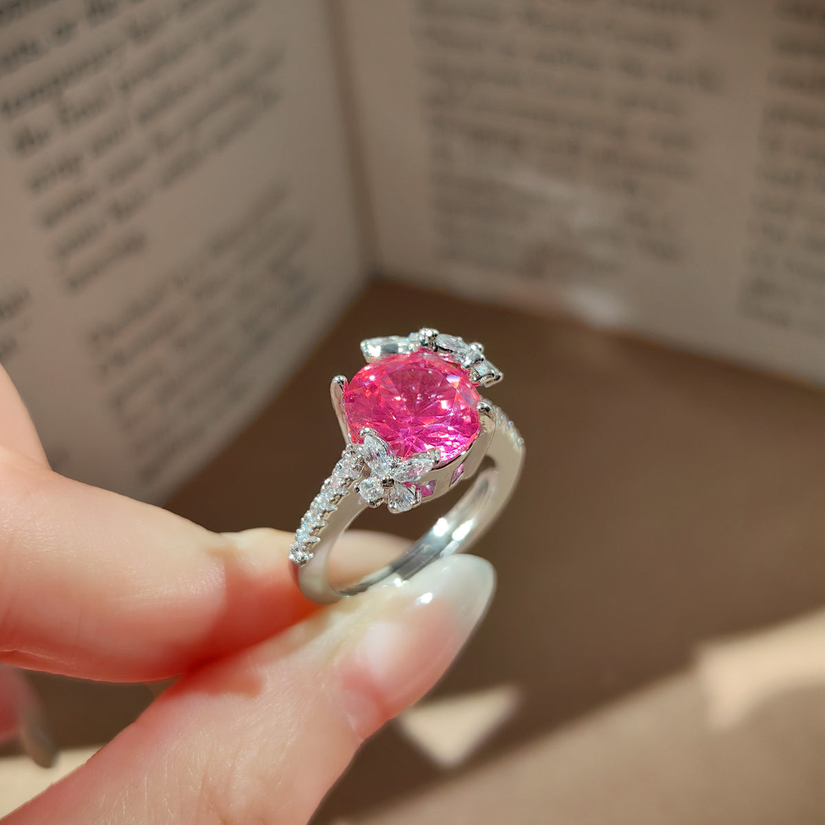 ZRNG 154 - Ethereal Butterfly Ring [Adjustable opening]