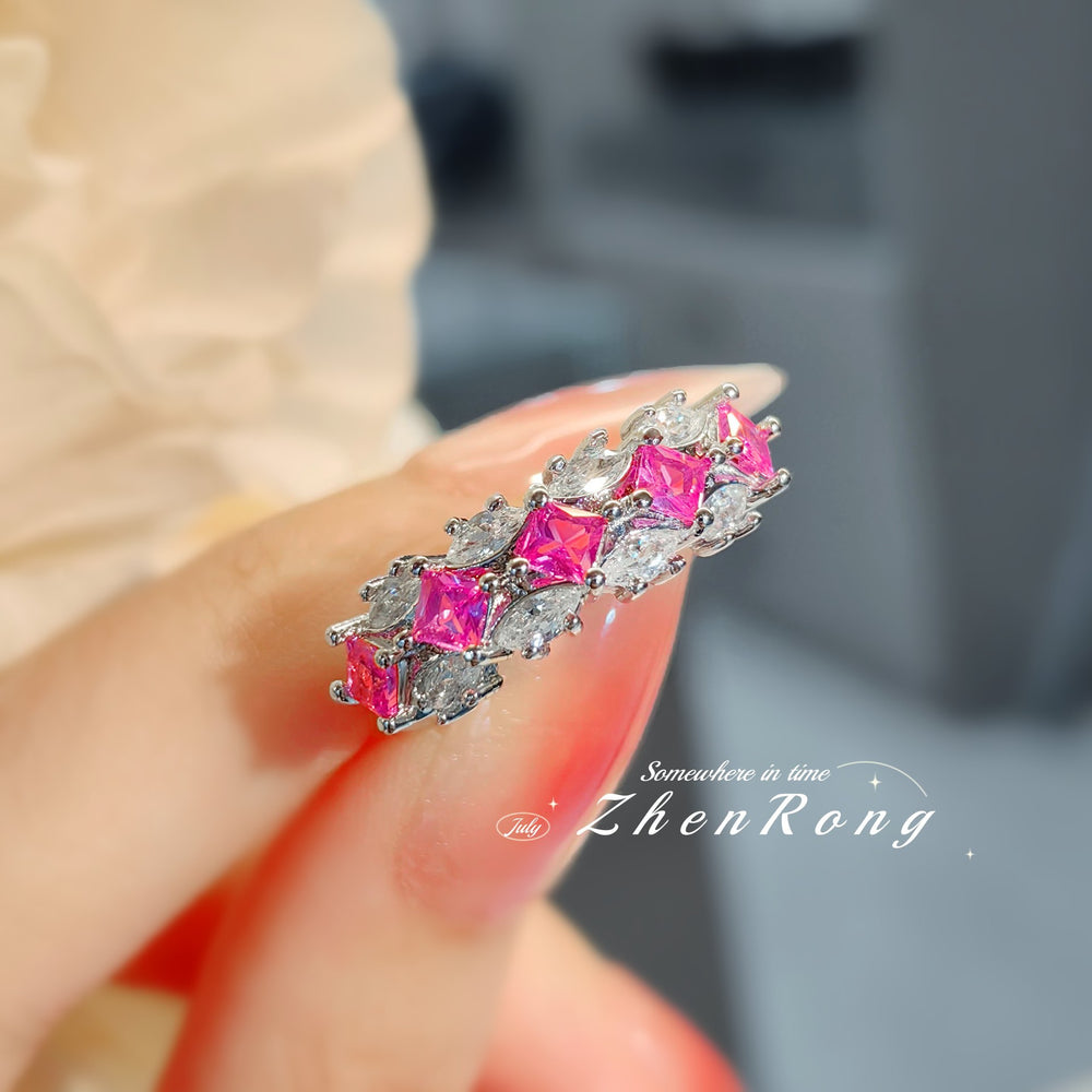 ZRNG 161 - Red Corundum Ring [Adjustable opening]