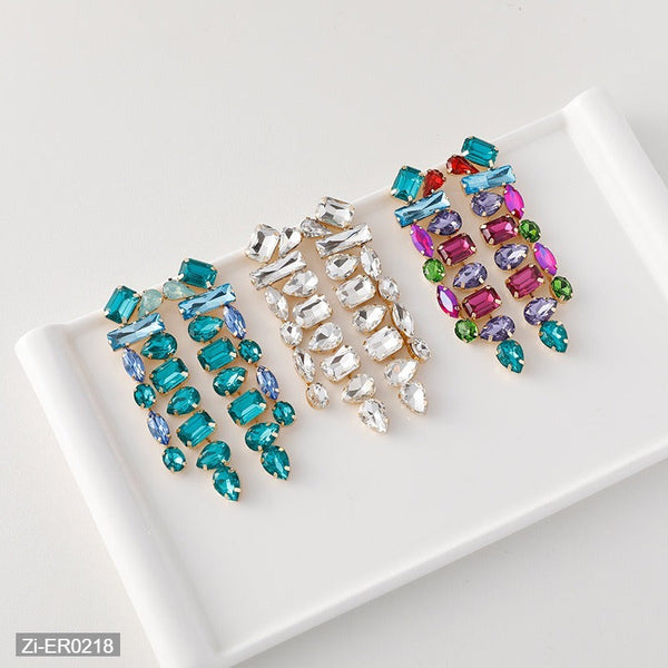 Luxury Rhinestone Designer Earrings