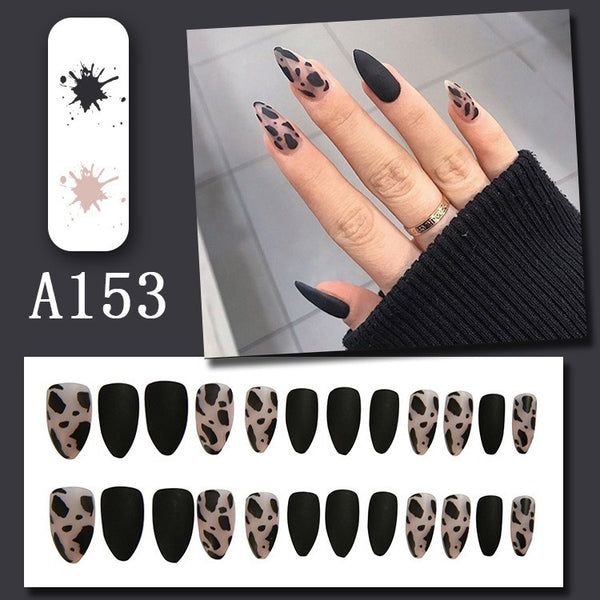 Leopard Print Fake Nails  - 24Pcs