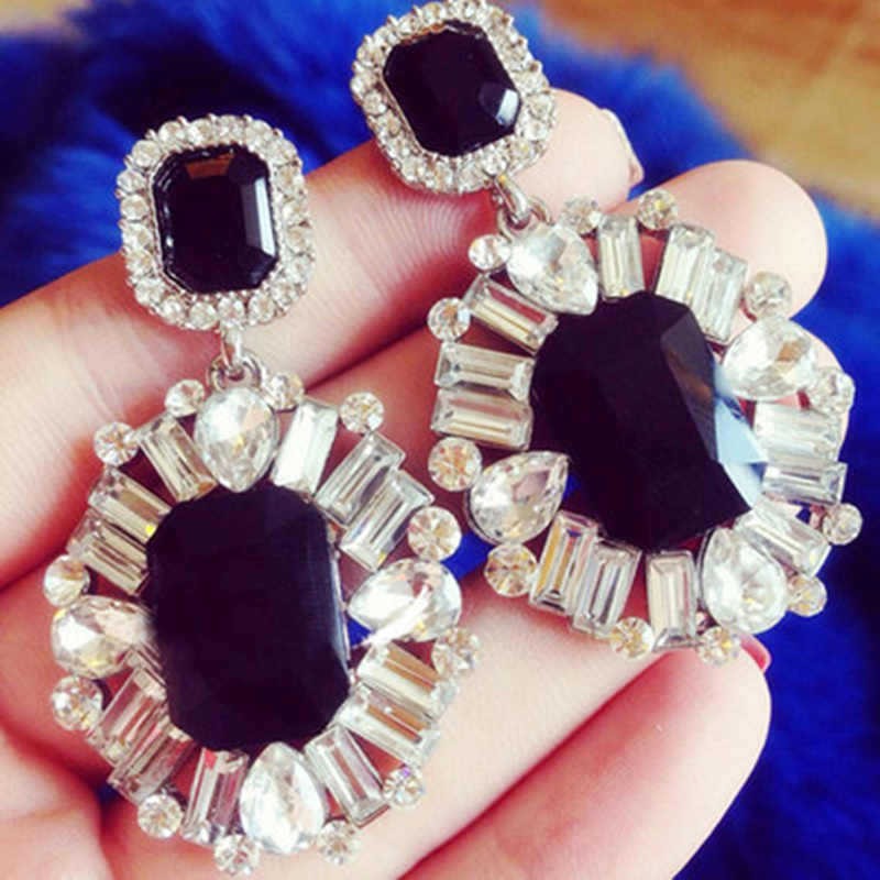 Trendy Super Flash Crystal Earrings - Zi Collection Hub