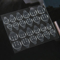 Manicure Jelly Double-Sided Stickers 24 Pieces