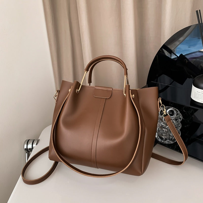 New Style Trendy Versatile Commuting Crossbody Tote Bucket Bags
