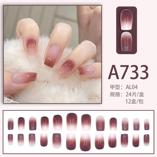 Dream Blush Gradient Fake Nails  - 24Pcs