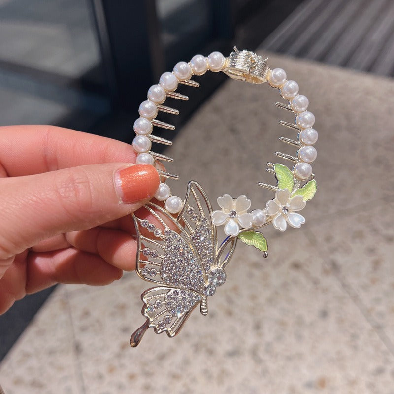Ancient Style Butterfly Head Flower Hairpin