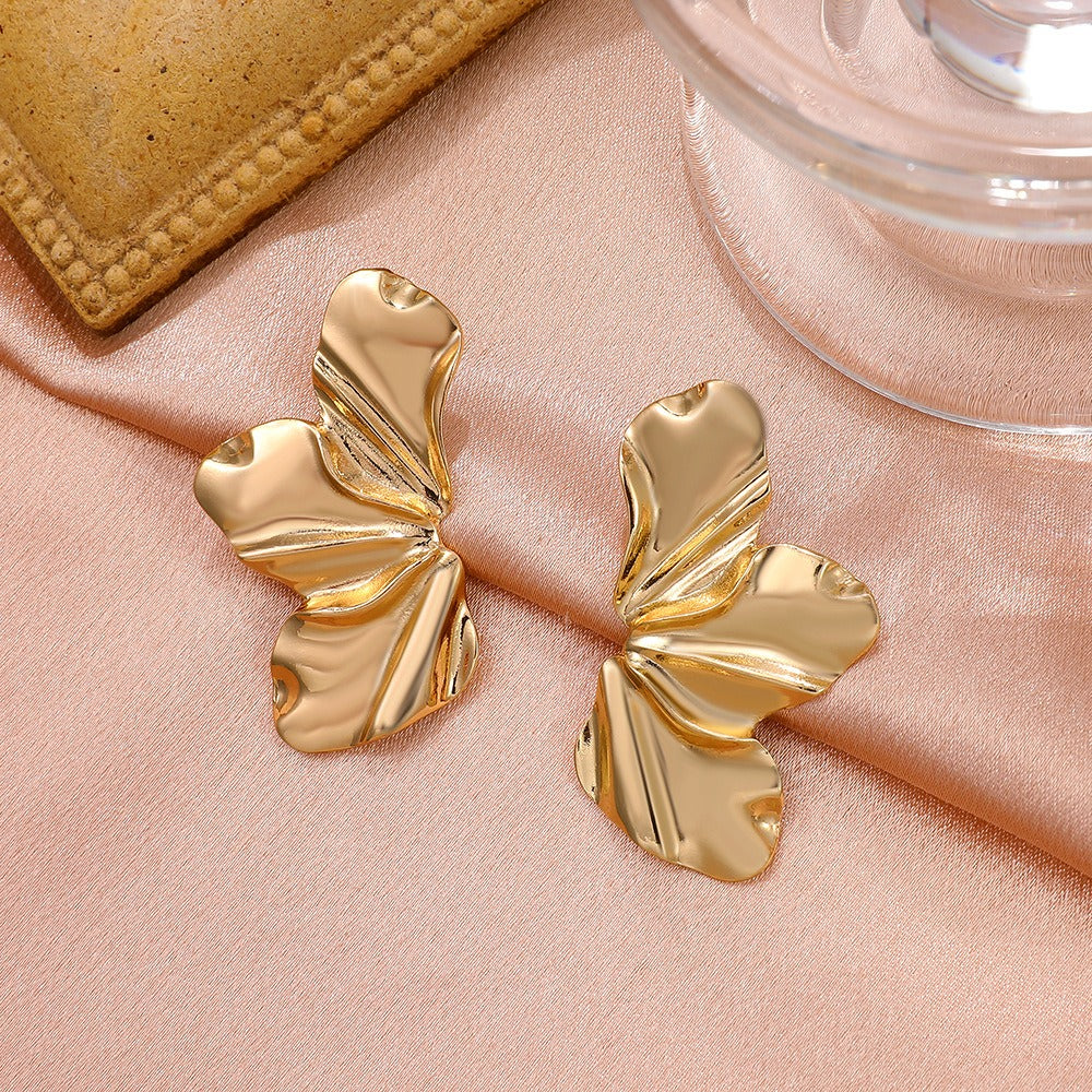 Irregular Petal Earrings