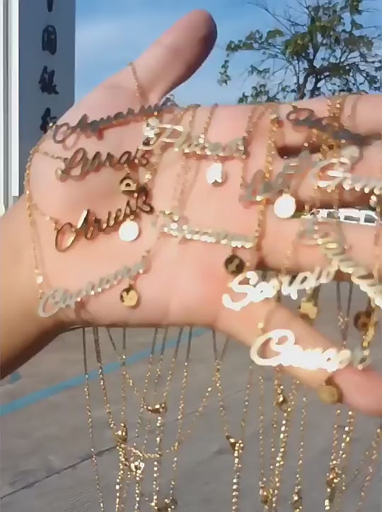 New Stainless Steel Zodiac Zodiac Necklace